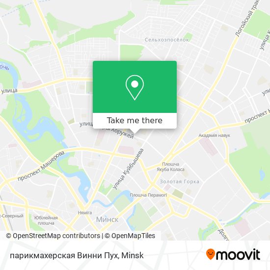 парикмахерская Винни Пух map