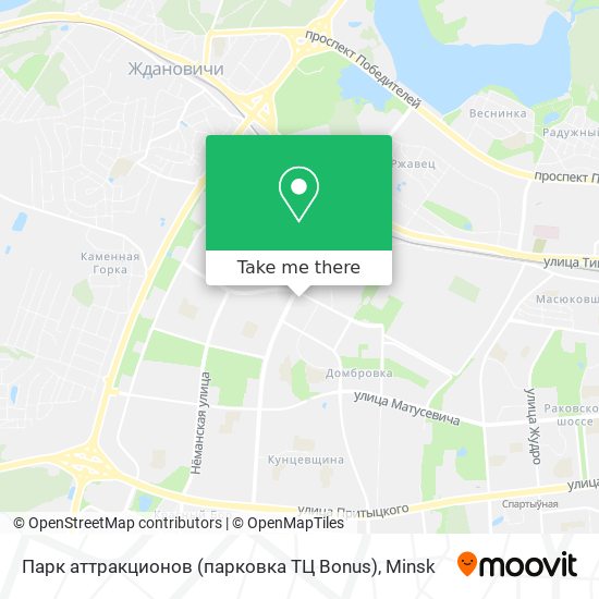 Парк аттракционов (парковка ТЦ Bonus) map