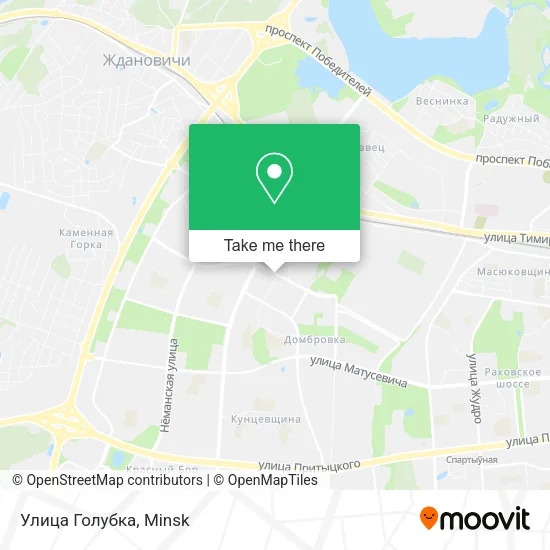 Улица Голубка map