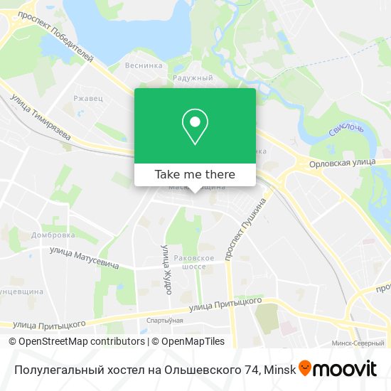 Полулегальный хостел на Ольшевского 74 map