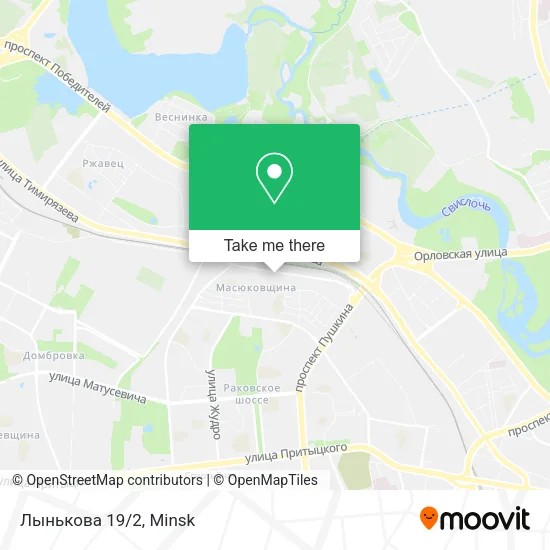 Лынькова 19/2 map