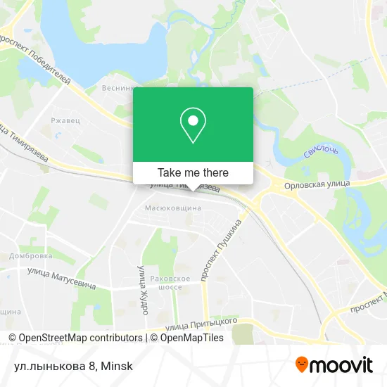 ул.лынькова 8 map