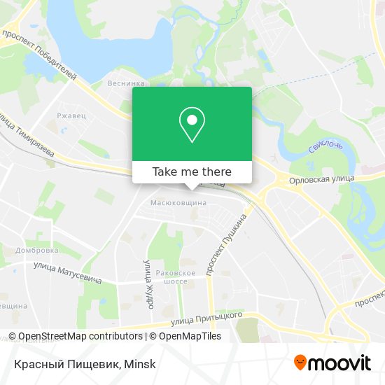 Красный Пищевик map