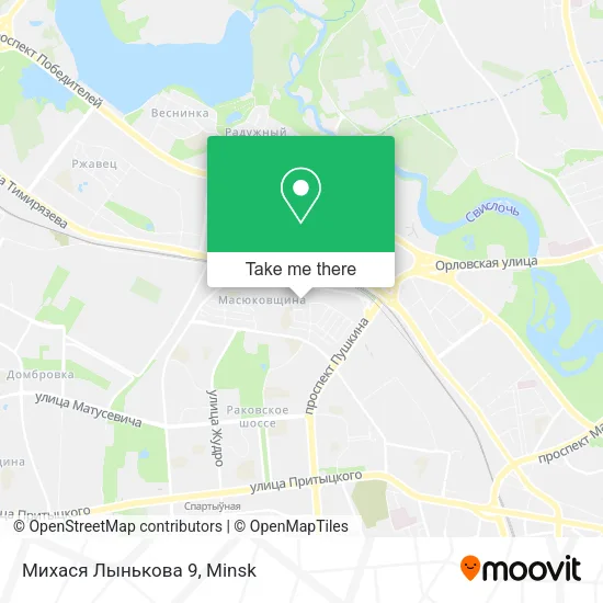 Михася Лынькова 9 map