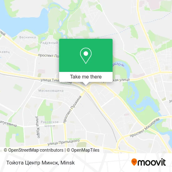 Тойота Центр Минск map