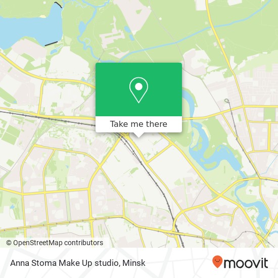 Anna Stoma Make Up studio map