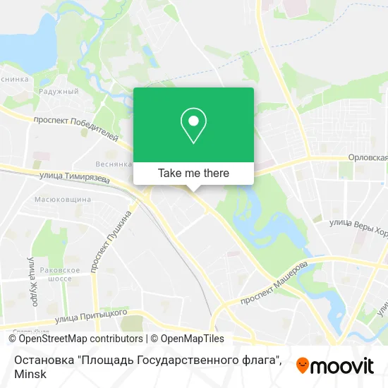 Остановка "Площадь Государственного флага" map