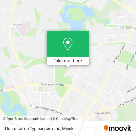 Посольство Туркменистана map