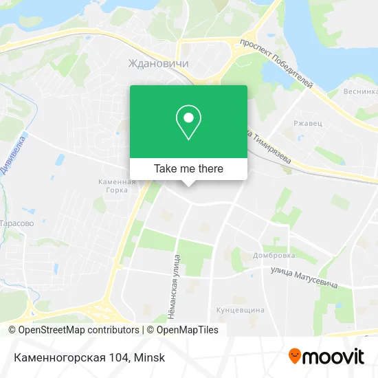 Каменногорская 104 map