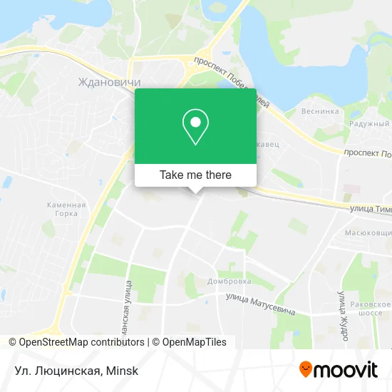 Ул. Люцинская map