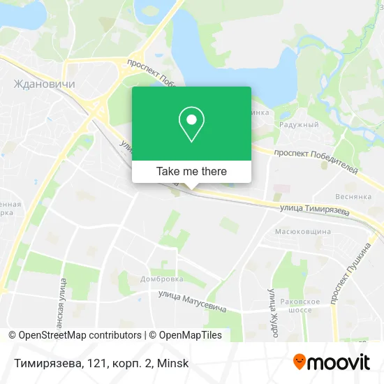 Тимирязева, 121, корп. 2 map