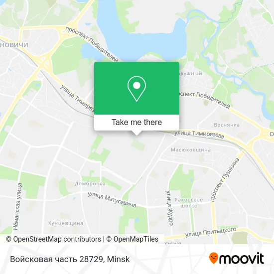Войсковая часть 28729 map