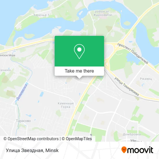 Улица Звездная map