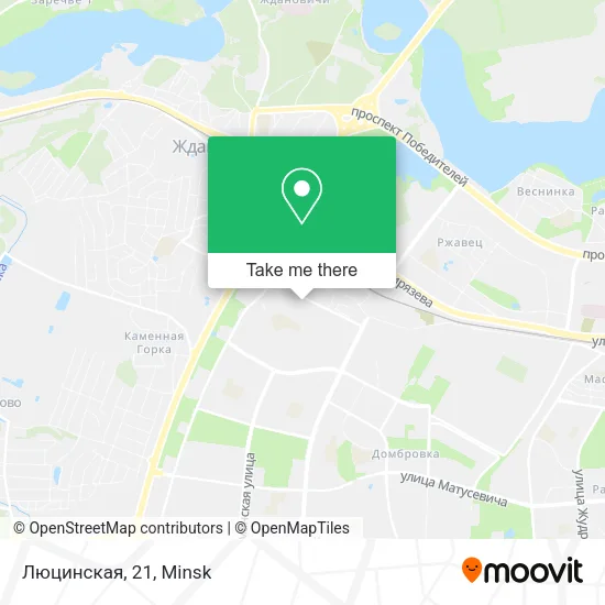 Люцинская, 21 map