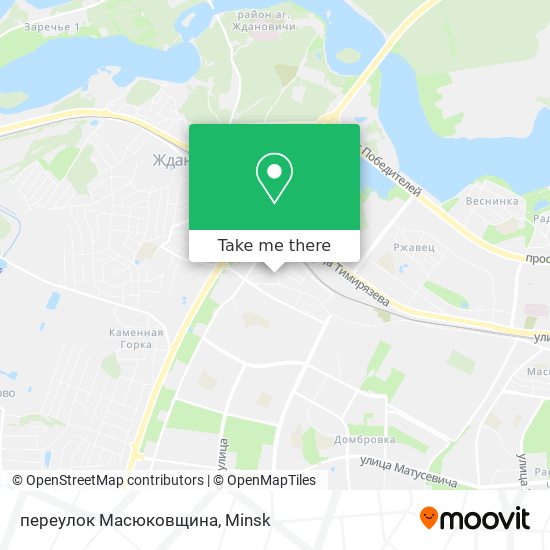 переулок Масюковщина map