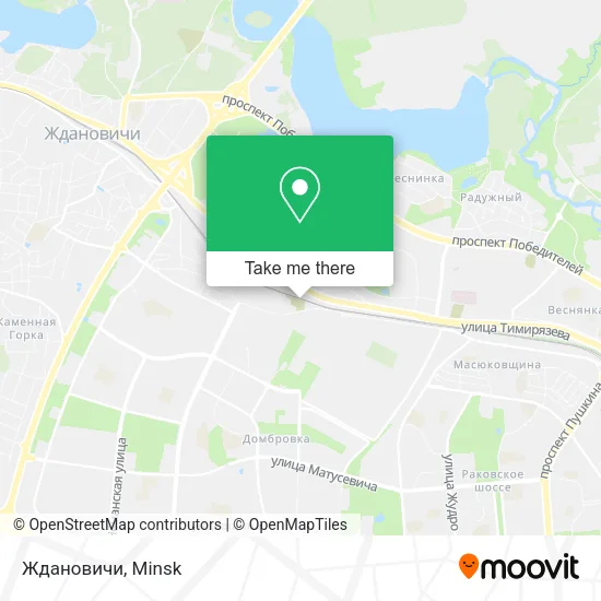 Ждановичи map