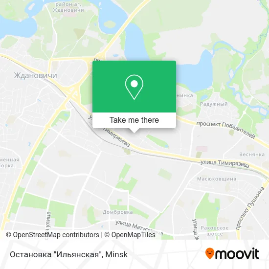 Остановка "Ильянская" map