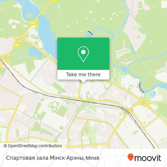 Спартовая зала Мінск-Арэны map