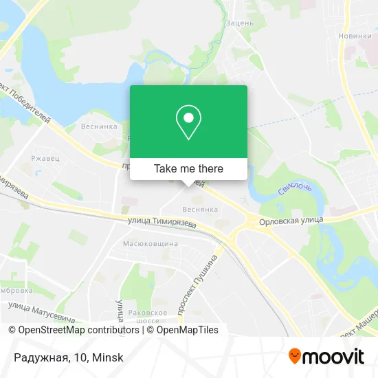 Радужная, 10 map