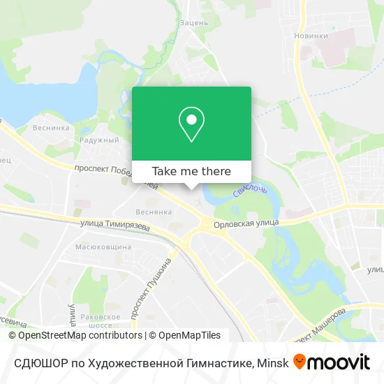 СДЮШОР по Художественной Гимнастике map
