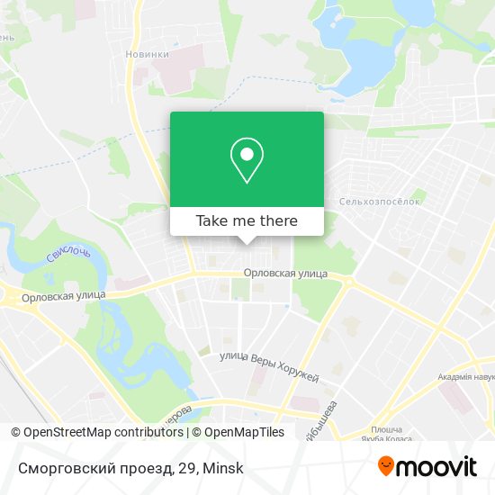 Cморговский проезд, 29 map