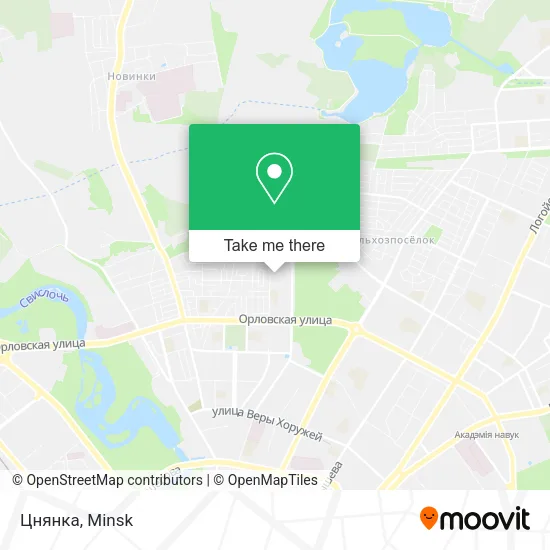 Цнянка map