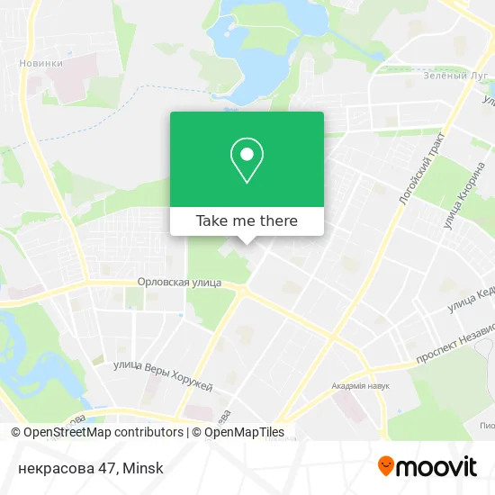 некрасова 47 map