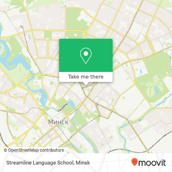 Streamline Language School map