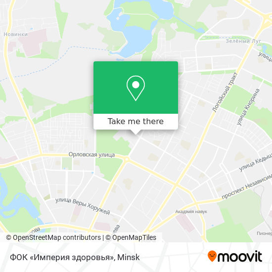 ФОК «Империя здоровья» map