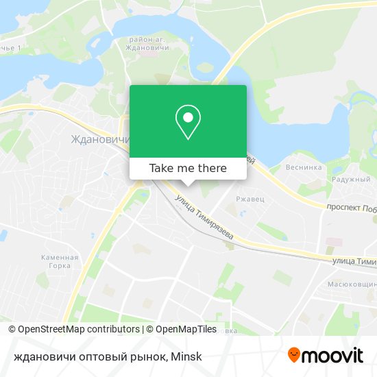 ждановичи оптовый рынок map