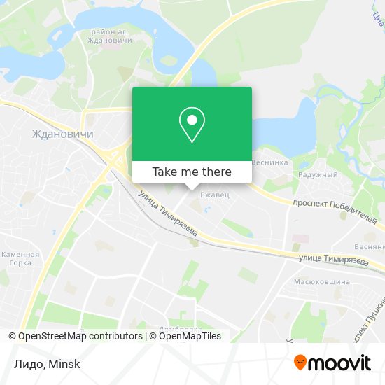 Лидо map