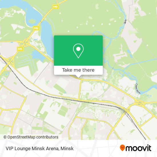 VIP Lounge Minsk Arena map