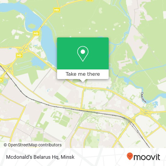 Mcdonald’s Belarus Hq map