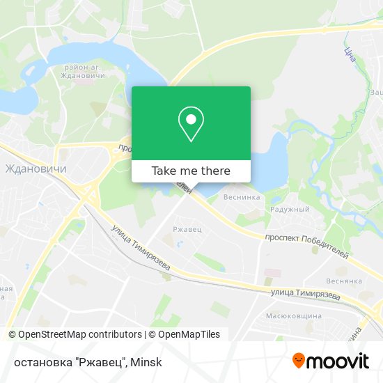 остановка "Ржавец" map