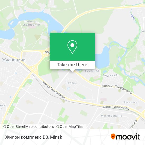 Жилой комплекс D3 map