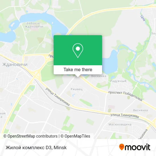Жилой комплекс D3 map