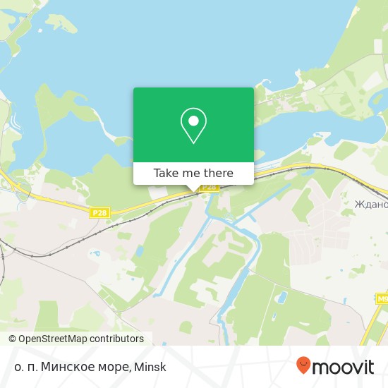 о. п. Минское море map