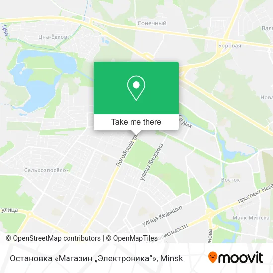 Остановка «Магазин „Электроника“» map