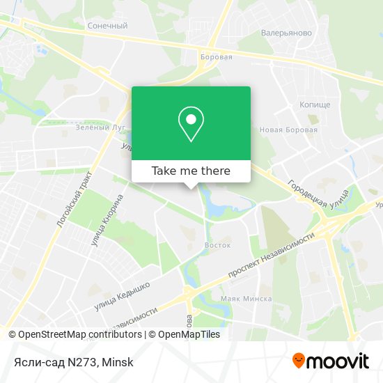 Ясли-сад N273 map