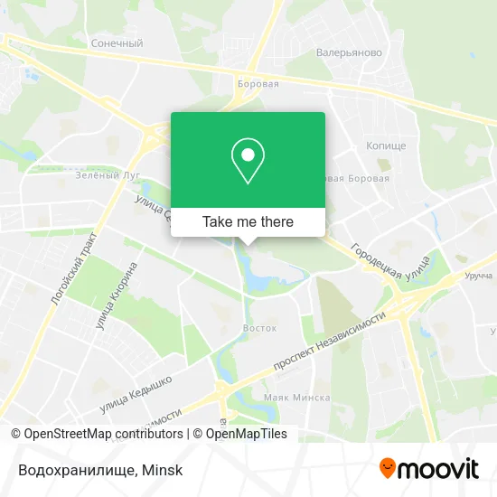Водохранилище map