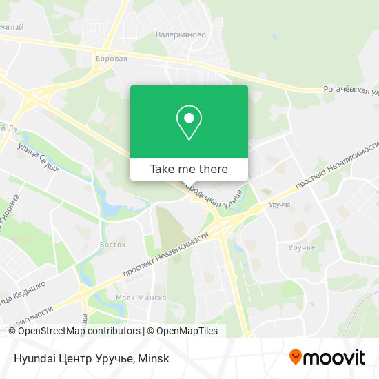 Hyundai Центр Уручье map