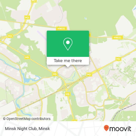 Minsk Night Club map