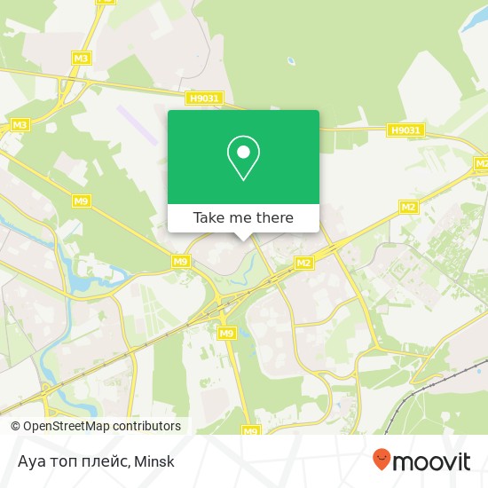 Ауа топ плейс map