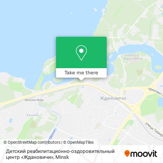 Детский реабилитационно-оздоровительный центр «Ждановичи» map