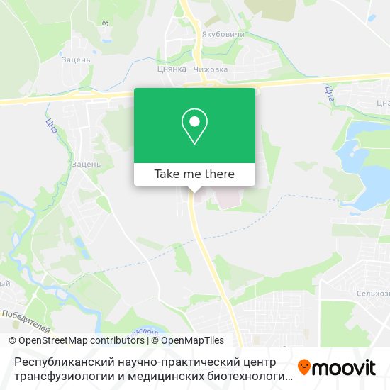 Республиканский научно-практический центр трансфузиологии и медицинских биотехнологий map