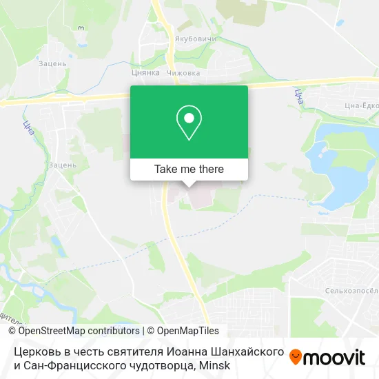 Церковь в честь святителя Иоанна Шанхайского и Сан-Францисского чудотворца map