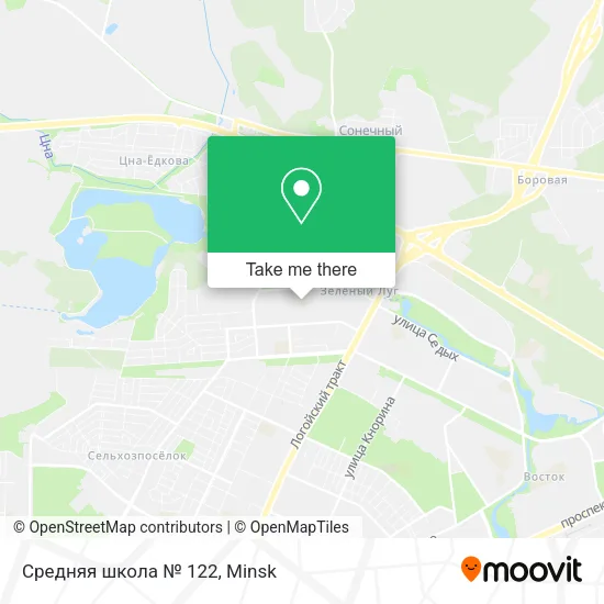 Средняя школа № 122 map