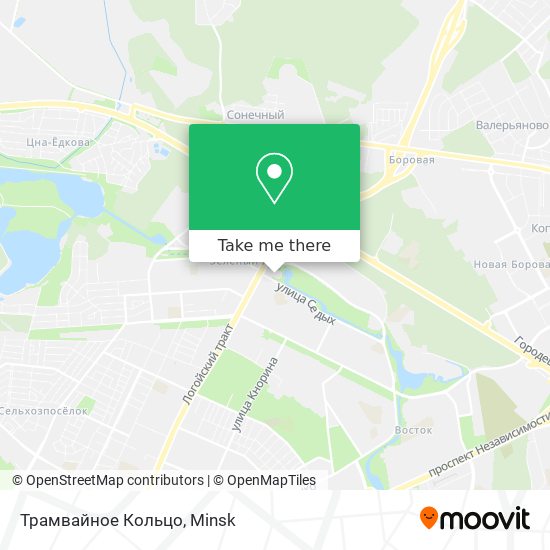 Трамвайное Кольцо map