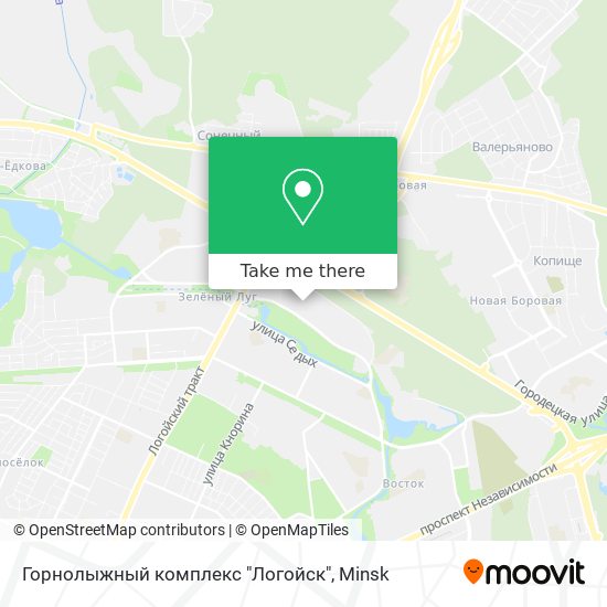 Горнолыжный комплекс "Логойск" map