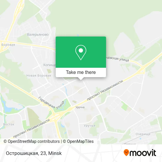 Острошицкая, 23 map